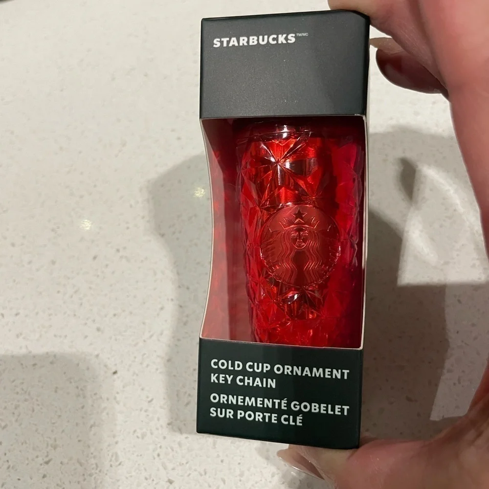 Starbucks Christmas 2023 Cold Cup Keychain/Ornament. NWT. Unopened and new